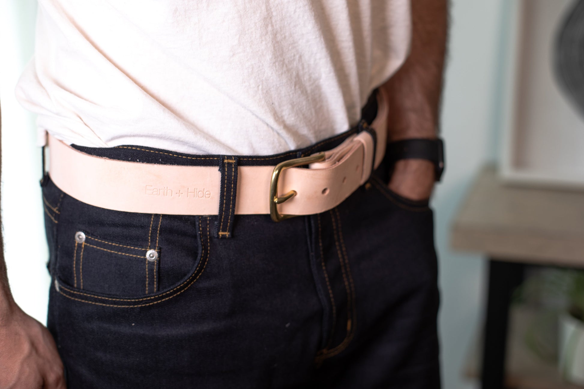 Designer Belt & Buckle, Unisex Buckle and 1-1/2 Belt for Jeans